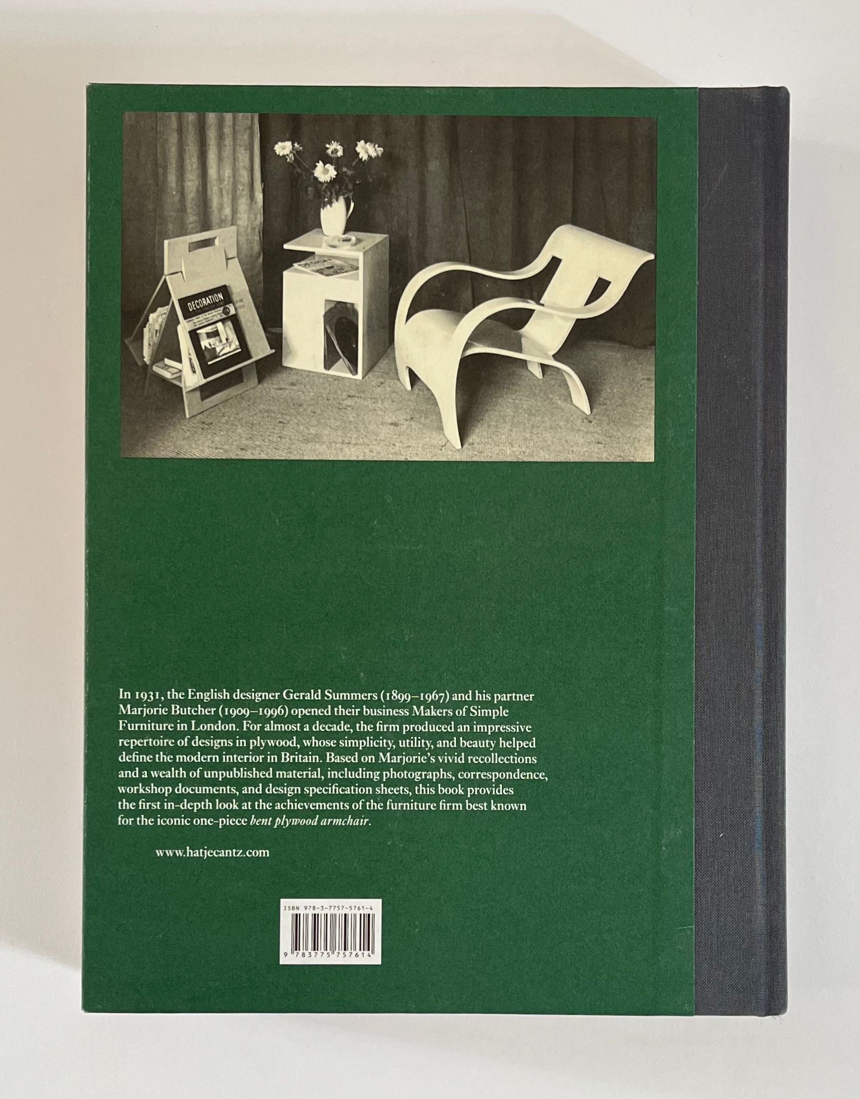 The back cover of the book.